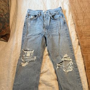 Agolde 90s mid rise straight jean